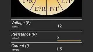 Ohm’s Law Calculator screenshot