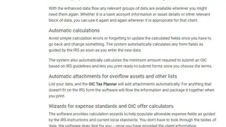 OIC Tax Planner screenshot