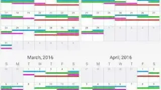 Oilfield Calendar screenshot