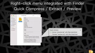 Oka Unarchiver screenshot