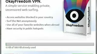 OkayFreedom VPN screenshot