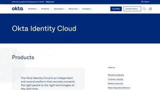 Okta Identity Cloud screenshot