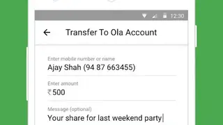 Ola Money screenshot