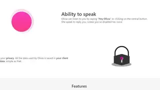 Olivia Chatbot screenshot