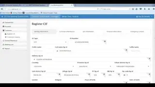 OLYMPIC Banking System screenshot