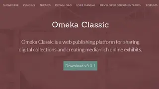 Omeka screenshot