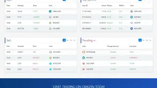 Omgfin Exchange screenshot