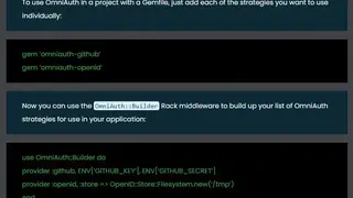 OmniAuth screenshot