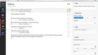 Omnifocus screenshot