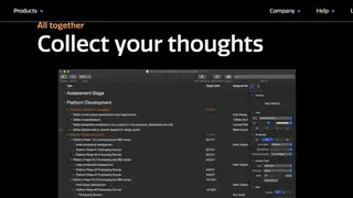 OmniOutliner screenshot
