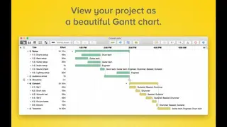 OmniPlan for Mac screenshot