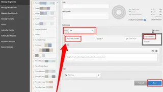 Omniture screenshot