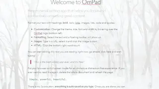 omPad screenshot