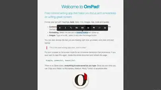 omPad screenshot
