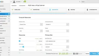 OnApp VMware screenshot