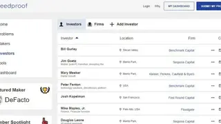 One Page Investor Summary screenshot