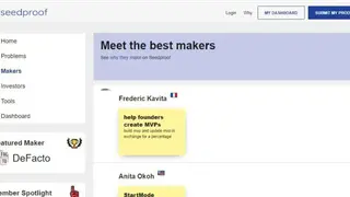One Page Investor Summary screenshot