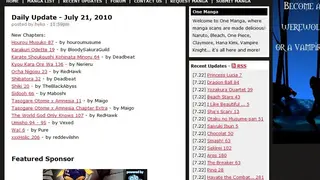 Onemanga screenshot