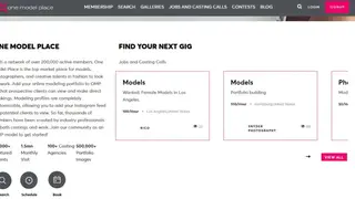 Onemodelplace screenshot