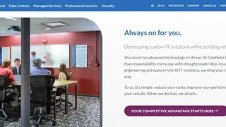 OneNeck Colocation screenshot