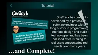 OneTrack – Backing Tracks for Pros screenshot
