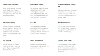 Online Audio Converter screenshot