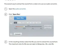 Online Audio Converter screenshot