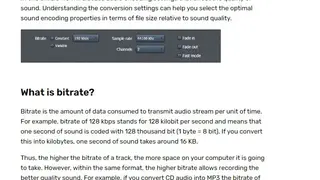Online Audio Converter screenshot