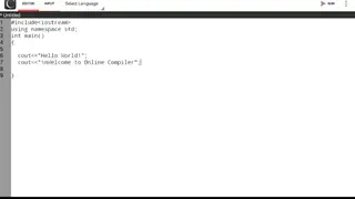 Online Compiler screenshot