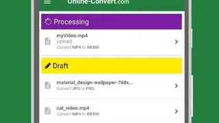 Online-convert screenshot