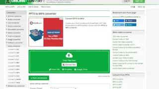 Online Convert PPTX to MP4 screenshot