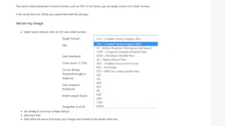 online Converting Autotrace screenshot