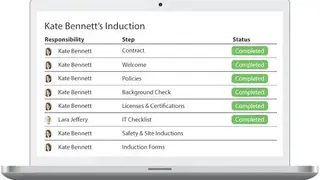 Online Induction screenshot