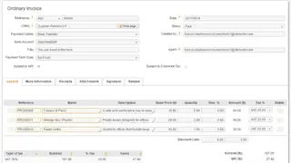 Online Invoices screenshot