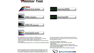 Online Monitor Test screenshot