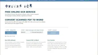 Online OCR screenshot