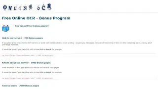 Online OCR screenshot