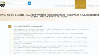 Online PR Media screenshot