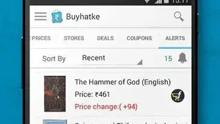 Online shopping: Price comparison app screenshot