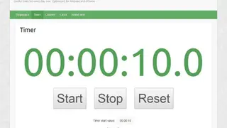 Online Stopwatch and Timers screenshot