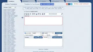 Online Translator screenshot