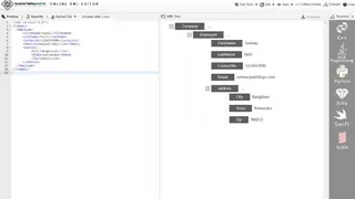 Online XML Editor screenshot