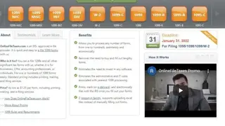 OnlineFileTaxes screenshot