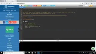 OnlineGDB screenshot