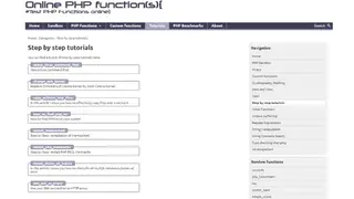 OnlinePHPFunctions screenshot