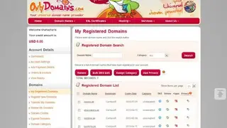 OnlyDomains screenshot