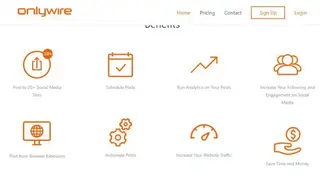 OnlyWire screenshot