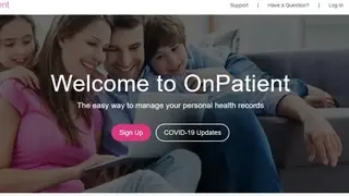 Onpatient screenshot