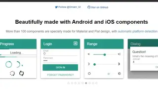 Onsen UI for React screenshot