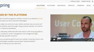 Onspring Audit Software screenshot